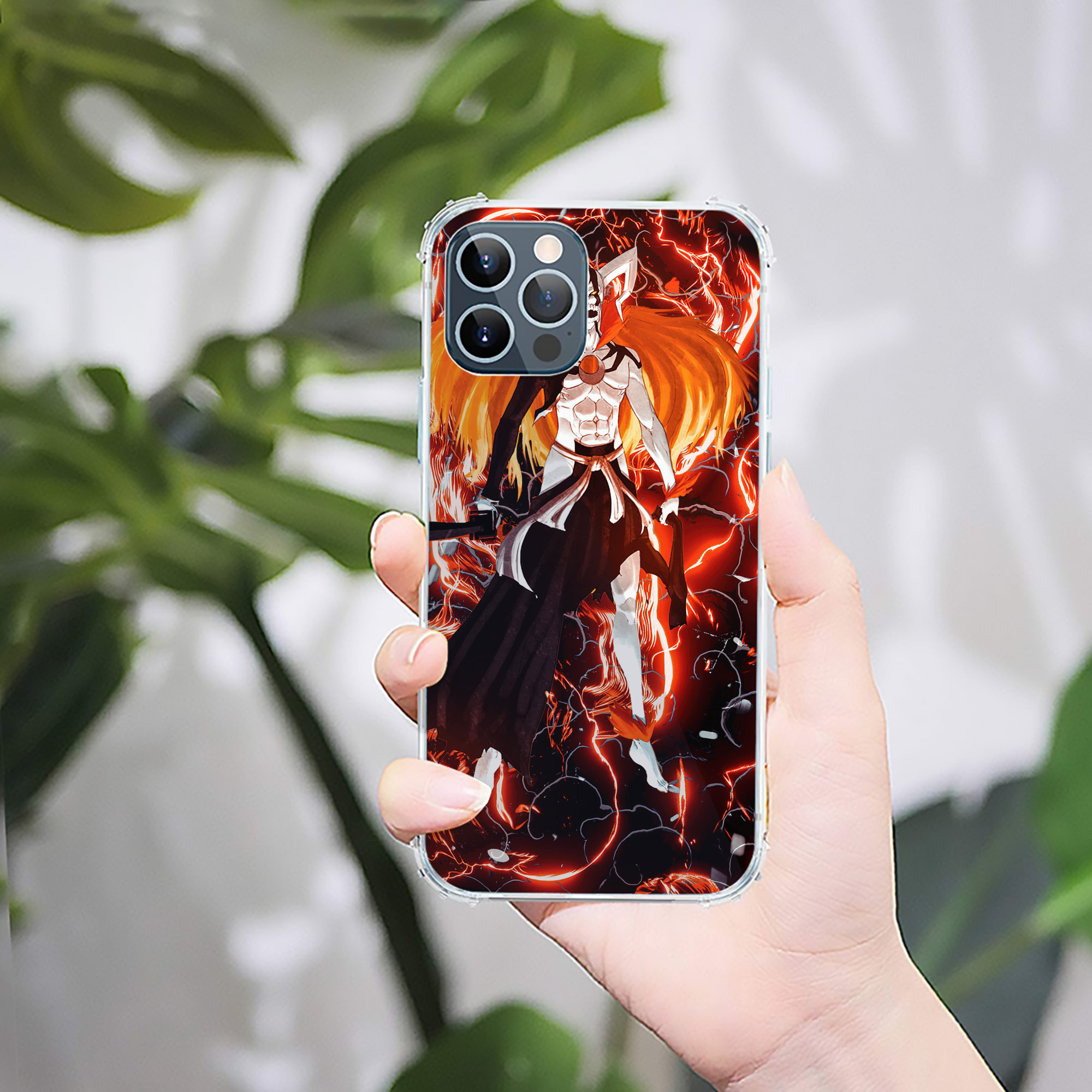 （画像用） ブリーチ BLEACH 【iPhone 12シリーズ対応】透明スマホケース（クリアソフトケース）